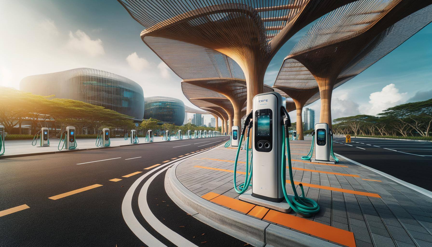 Bornes de recharge électrique au sein de l'Écotone